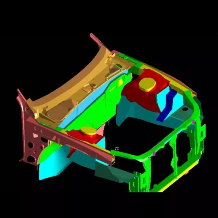 Stamping Rakitan Kompartemen Mesin Otomotif Dies