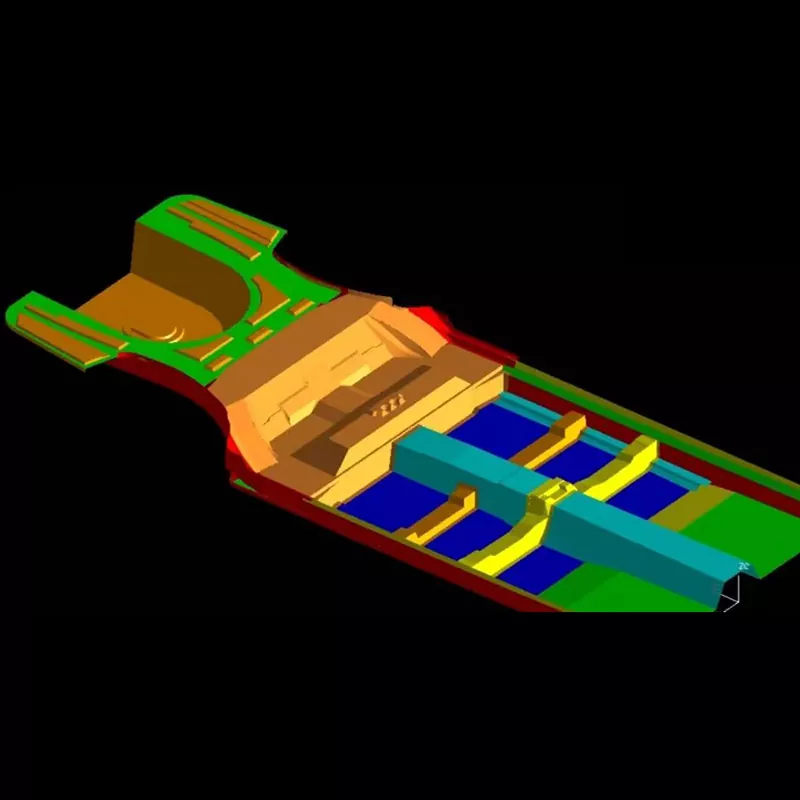 Stamping Perakitan Lantai Otomotif Dies