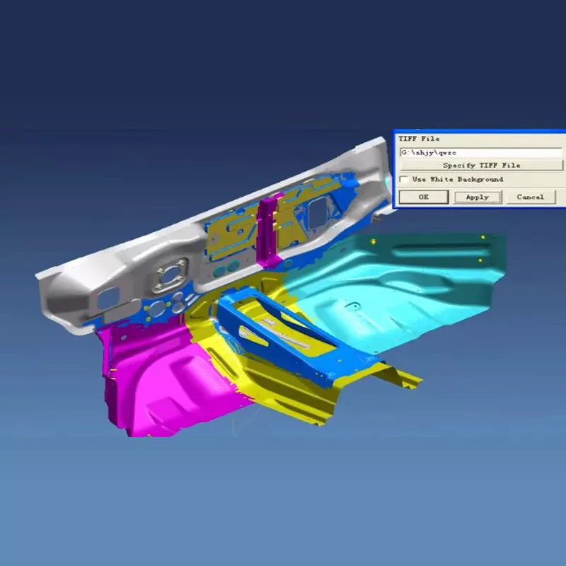 Stamping Perakitan Panel Depan Otomotif Dies