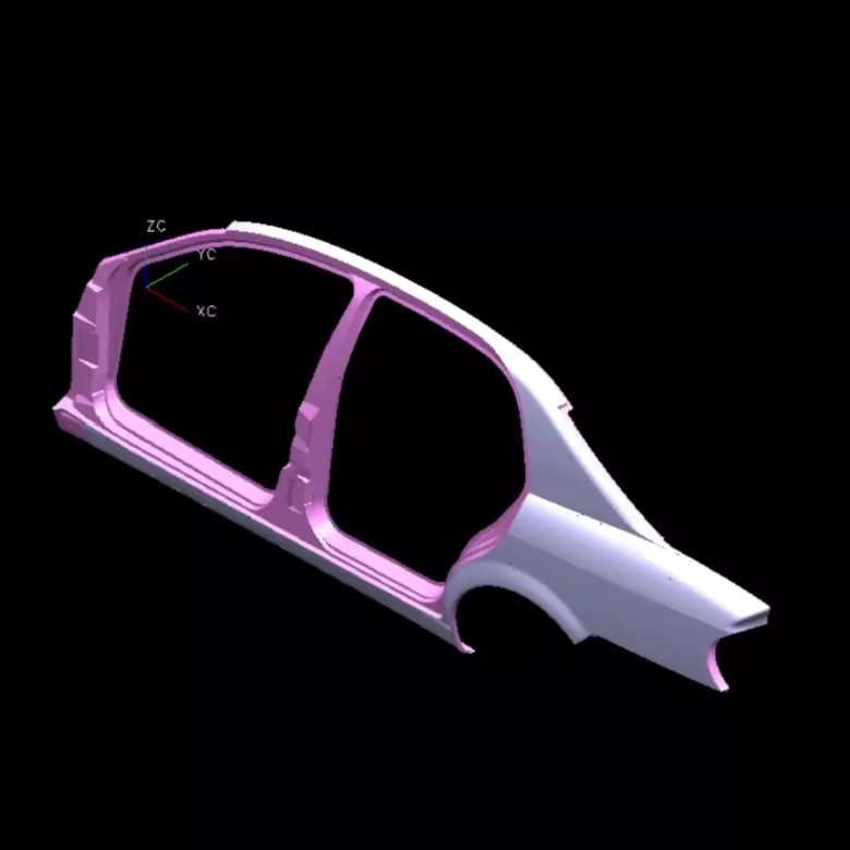 Stamping Panel Sisi Kanan Otomotif Die