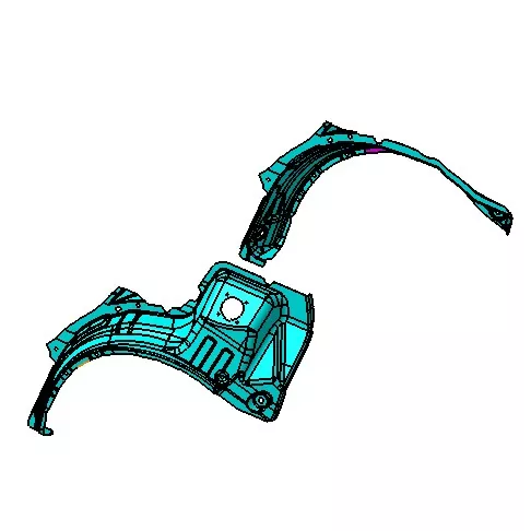 Cetakan Injeksi Penutup Roda Lengkungan Roda Otomotif